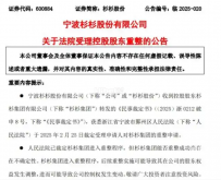 杉杉集团进入破产重整