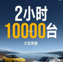 小米SU7 Ultra开售2小时大定超1万台
